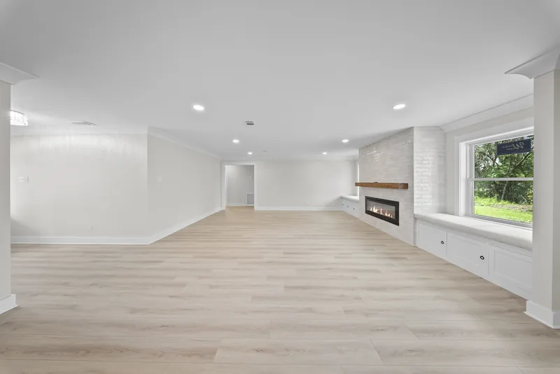 Completed residential living space